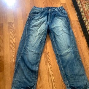 Jordan retro rare denim baggy jeans size 34/34